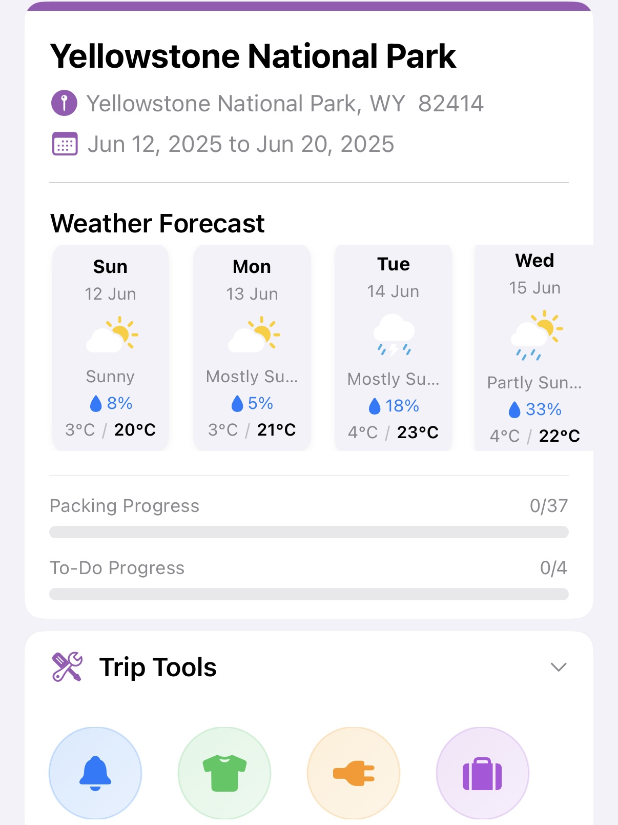 Weather Integration Feature